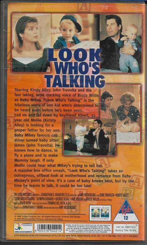 Look Who`s Talking - VHS Video Tape