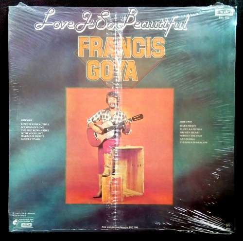 Francis Goya - Love is so Beautiful LP Vinyl Record ( New & Sealed )