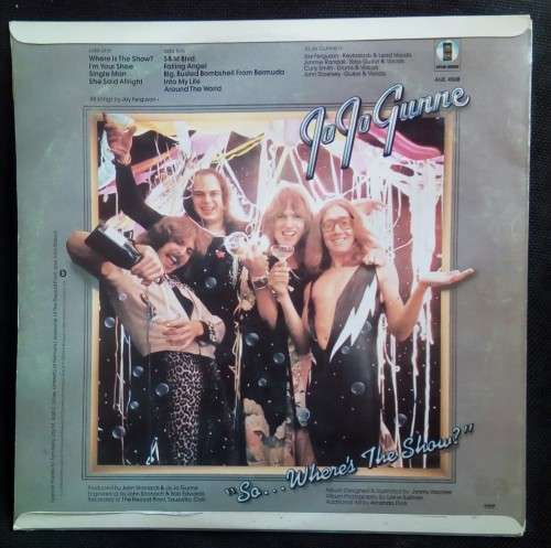 Jo Jo Gunne - So...Where`s The Show LP Vinyl Record - USA Pressing