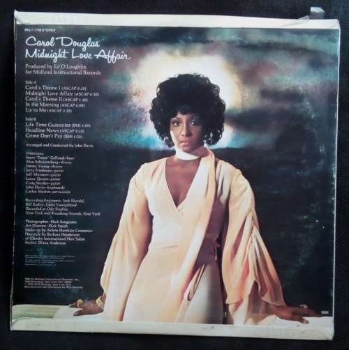 Carol Douglas - Midnight Love Affair LP Vinyl Record