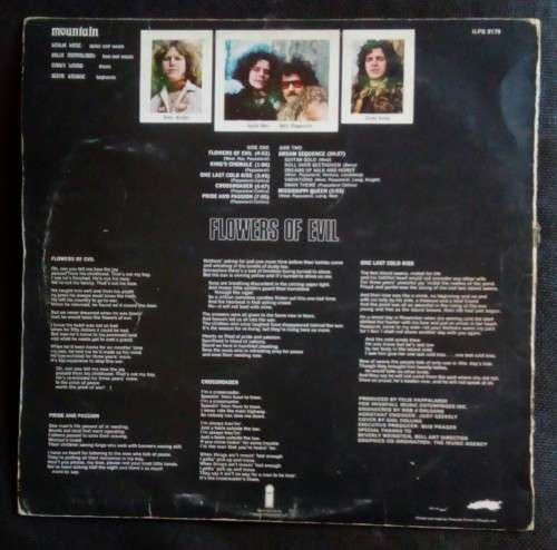 Mountain - Flowers of Evil LP Vinyl Record