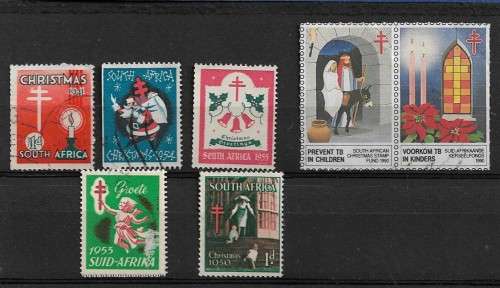Union of South Africa Christmas Stamps MH & Fine Used
