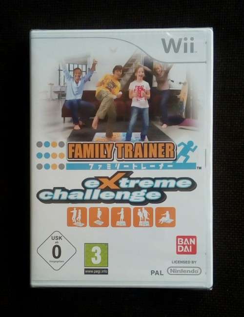 Nintendo Wii Family Trainer Extreme Challenge Game
