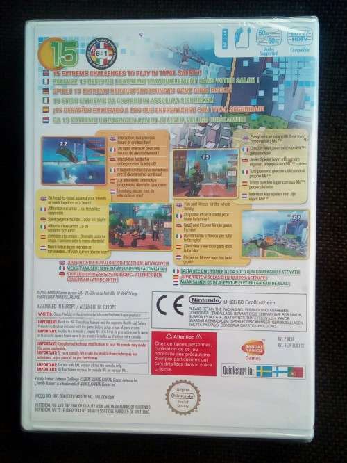 Nintendo Wii Family Trainer Extreme Challenge Game
