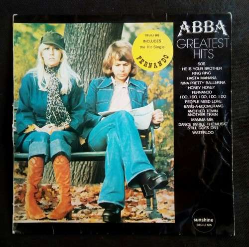 ABBA Greatest Hits LP Vinyl Record