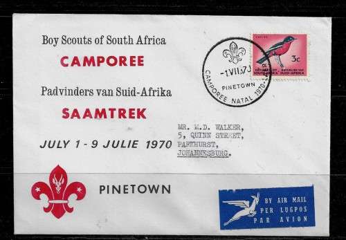 1970 Boy Scouts of South Africa Camporee Cover
