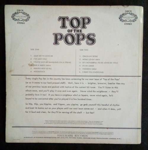 Top of The Pops Vol.14 LP Vinyl Record - UK Pressing