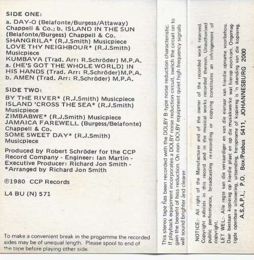 Richard Jon Smith - Shangrila Cassette Tape