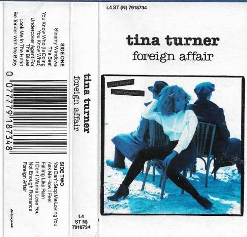 Tina Turner - Foreign Affair Cassette Tape
