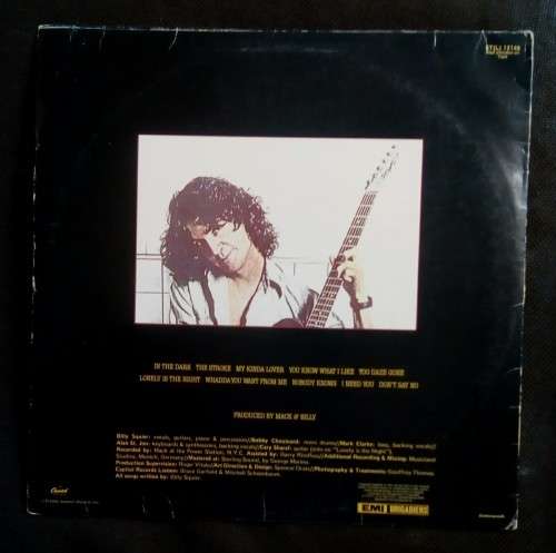 Billy Squire - Don`t Say No LP Vinyl Record