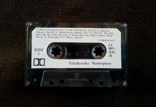 Tchaikovsky Masterpiece Cassette Tape