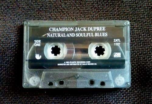 Champion Jack Dupree - Natural & Soulful Blues Cassette Tape