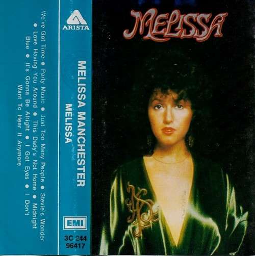 Melissa Manchester - Melissa Cassette Tape - Italy Edition