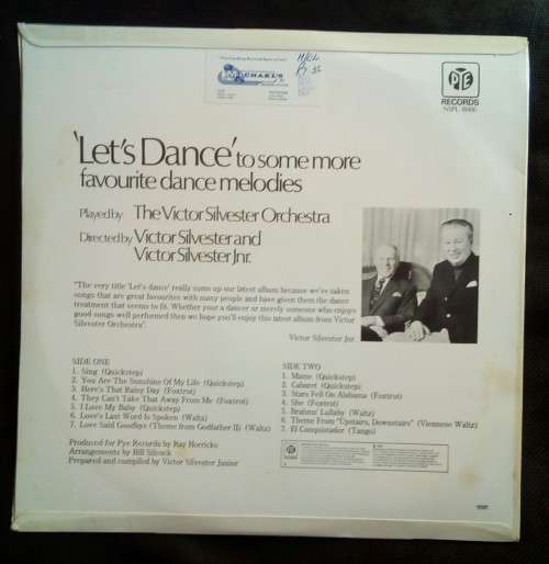 The Victor Silvester Orchestra - Let`s Dance LP Vinyl Record