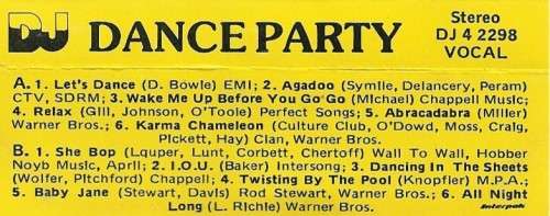 Dance Party Cassette Tape