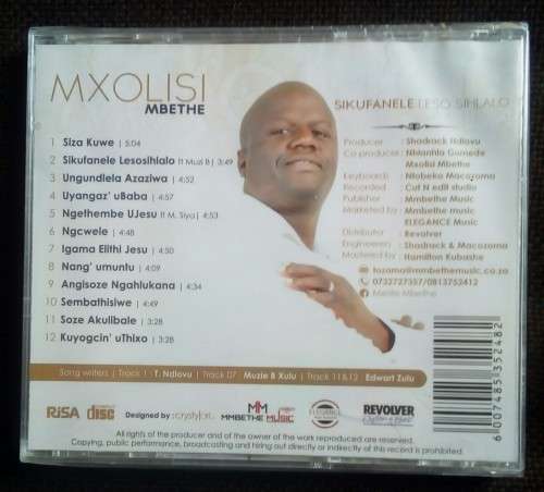 Mxolisi Mbethe - Sikufanele Leso Sihlalo CD ( New & Sealed )