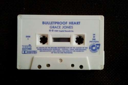 Grace Jones - Bulletproof Heart Cassette Tape