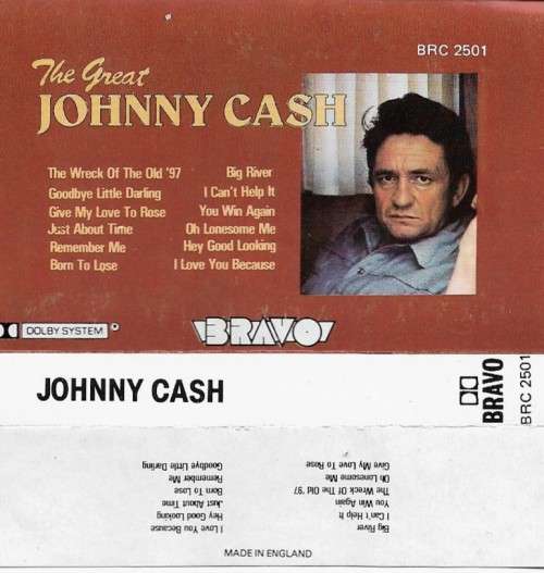 The Great Johnny Cash Cassette Tape