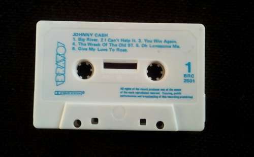 The Great Johnny Cash Cassette Tape