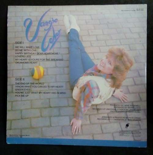 Vangie Coker - You`re Just What My Heart Had in Mind LP Vinyl Record