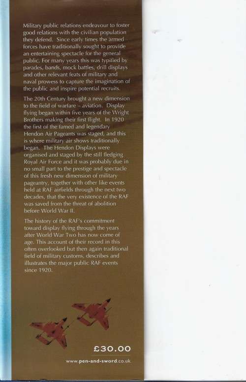 The Royal Air Force At Home - History of RAF Air Displays From 1920  ( New Hardcover )