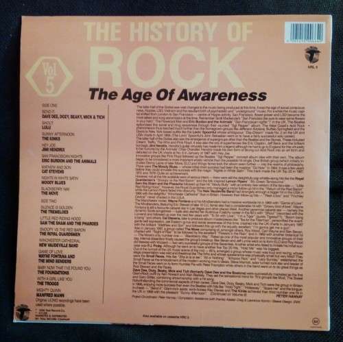 The History of Rock Vol.5 LP Vinyl Record