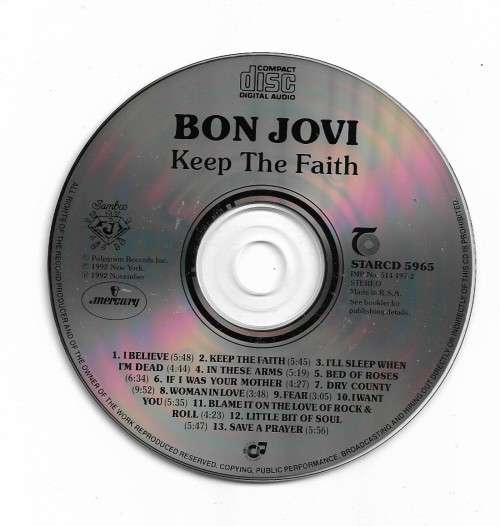 Bon Jovi - Keep The Faith ( CD )