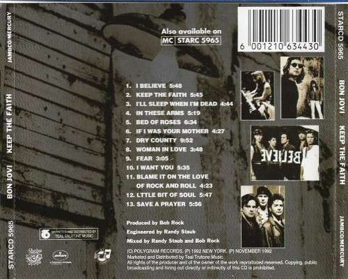 Bon Jovi - Keep The Faith ( CD )