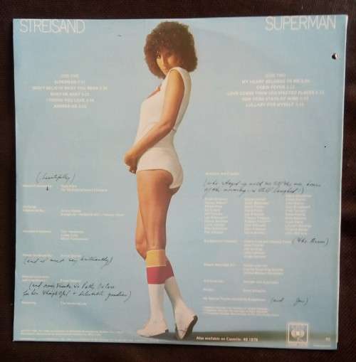Barbra Streisand - Superman LP Vinyl Record
