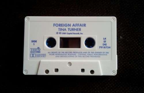 Tina Turner - Foreign Affair Cassette Tape