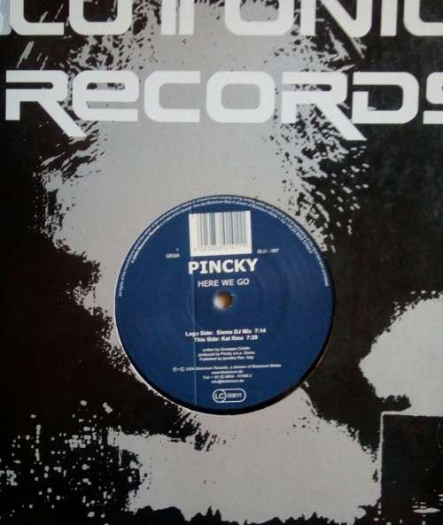 Pincky - Here We Go 12` Single Vinyl Record - Germany Pressing