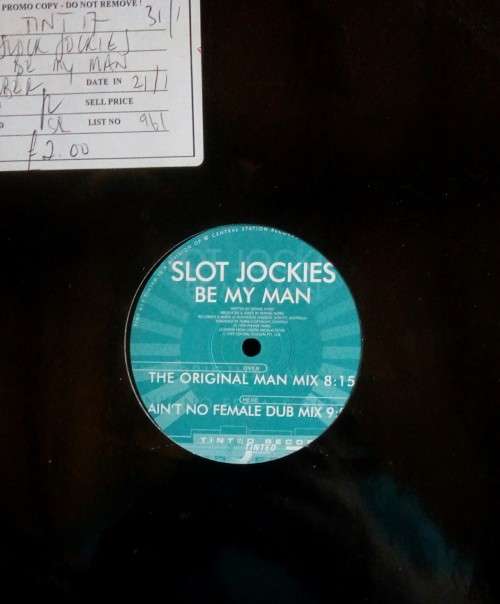 1Slot Jockies - Be My Man 12` Single Vinyl Record - Australia Pressing
