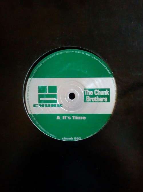 The Chunk Brothers - It`s Time / Bring on The Mayhem 12` Single Vinyl Record - UK Pressing
