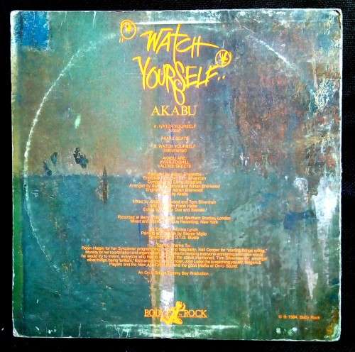Akabu - Watch Yourself 12` Single Vinyl Record - USA Pressing