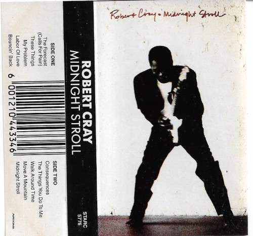 Robert Cray - Midnight Stroll Cassette Tape