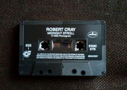 Robert Cray - Midnight Stroll Cassette Tape