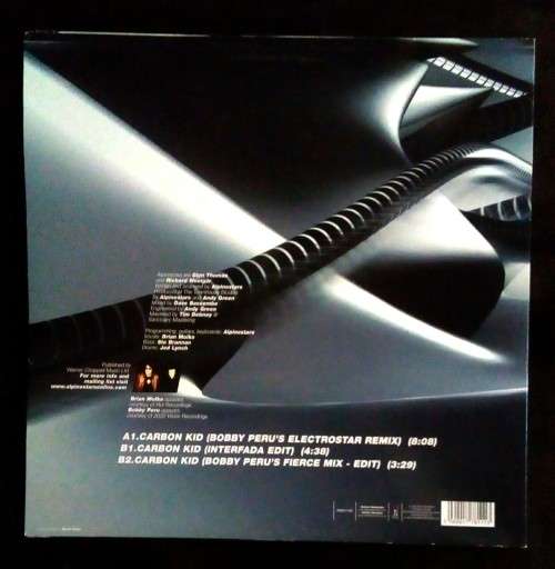 Alpinestars - Carbon Kid 12` Single Vinyl Record - UK Pressing