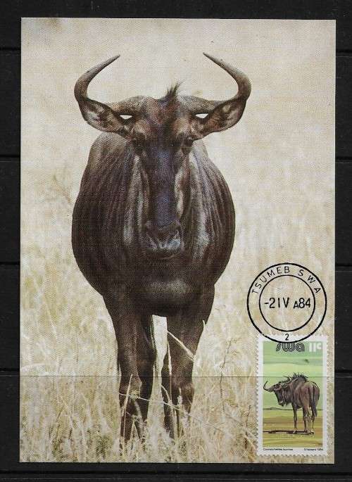 SWA - 1984 11c Additional Value to 3rd Definitive Issue Maximum Card