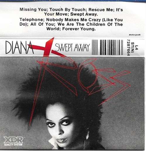 Diana Ross - Swept Away Cassette Tape