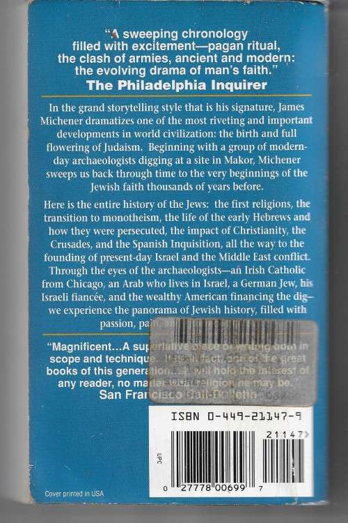 The Source by James A. Michener