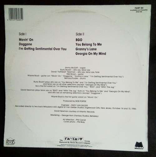 Jimmy McGriff - The Starting Five LP Vinyl Record