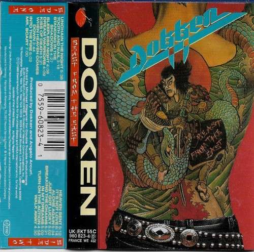 Dokken - Beast From The East Cassette Tape - Europe Edition