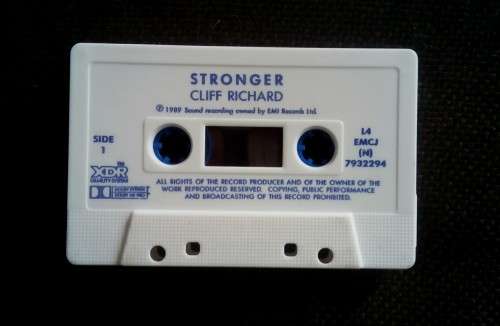 Cliff Richard - Stronger Cassette Tape