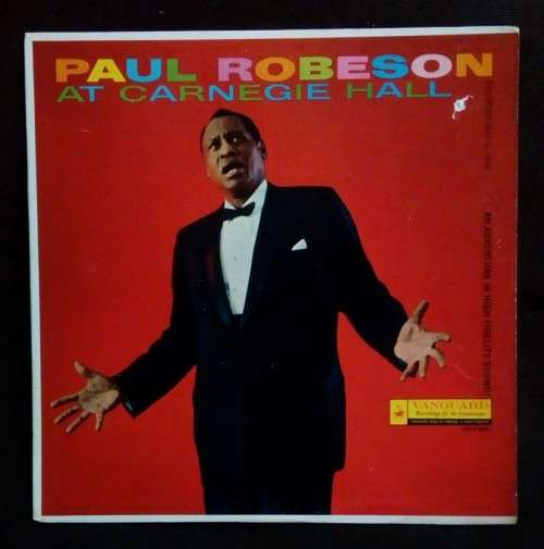 Paul Robeson - At Carnegie Hall LP Vinyl Record