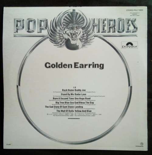 Golden Earring - Pop Heroes LP Vinyl Record