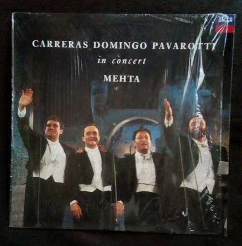 Jose Carreras, Placido Domingo, Luciano Pavarotti - in Concert LP Vinyl Record
