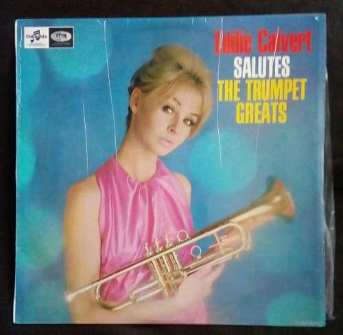 Eddie Calvert - Salutes The Trumpet Greats LP Vinyl Record - Autographed by Eddie Calvert