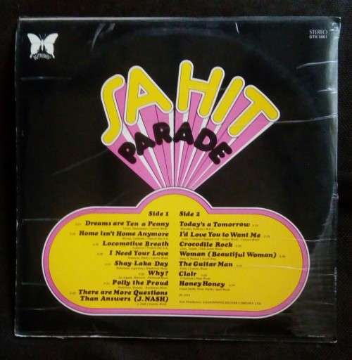SA Hit Parade LP Vinyl Record