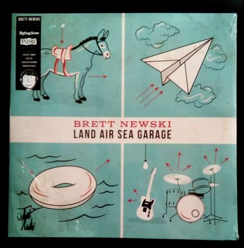 Brett Newski - Land Air Sea Garage LP Vinyl Record ( New & Sealed )