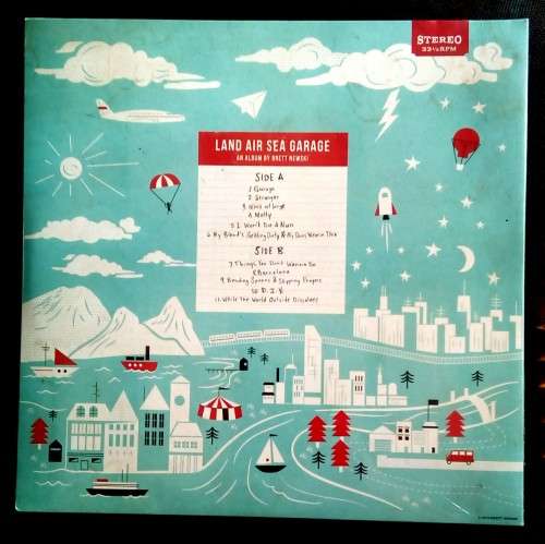 Brett Newski - Land Air Sea Garage LP Vinyl Record ( New & Sealed )